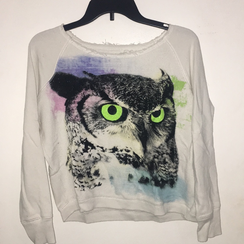 Children’s owl sweater
